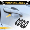 Ford Ranger Carbon Fiber Door Handle Bowl Cover Trim (2023-2024)