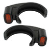 Harley Sportster (2014-2023) Black Orange 2 x Front Turn Signal Lights