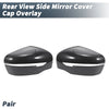 Nissan Navara Rearview Mirror Cover Overlay Black Carbon Fiber (2015-2023)