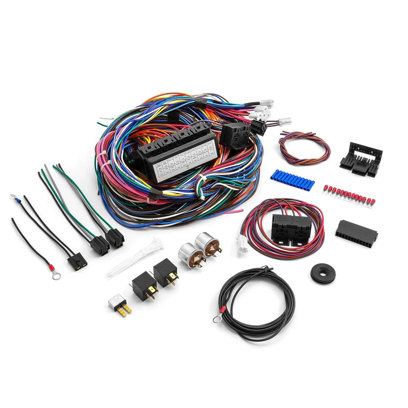 Universal Street Rod Hot Rod Race Car 20 Circuit Wiring Harness