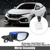 Honda Civic 3 Pin Right Side Door Mirror Assembly Blue (2016-2021)