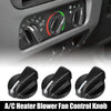 Jeep Wrangler 3 x A/C Heater Blower Fan Control Knob (1995-2005)