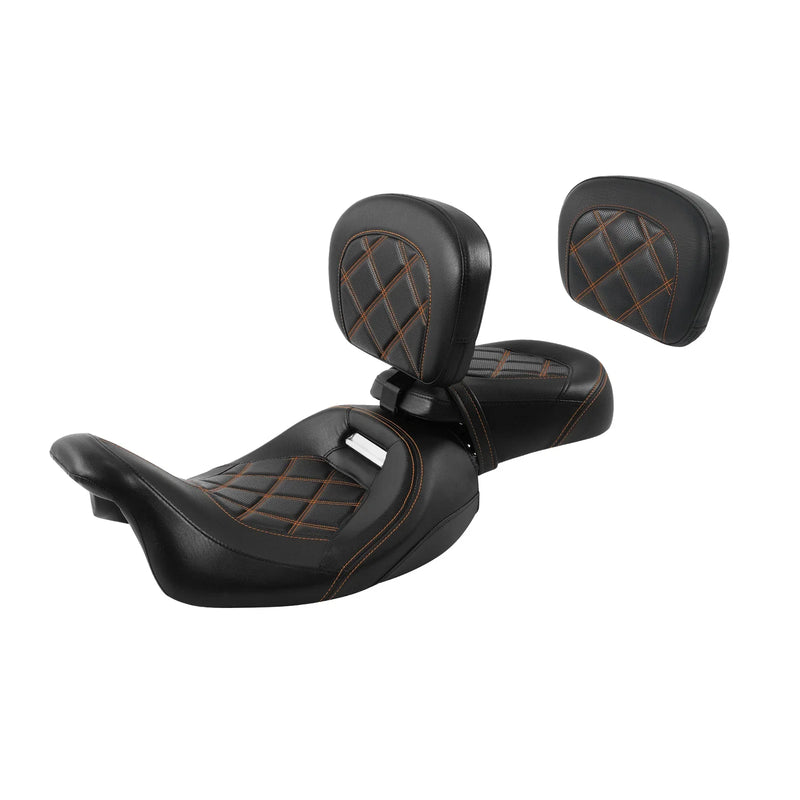 Harley Street Glide Driver/Passenger Seats Backrest Pad (2009 - 2023)