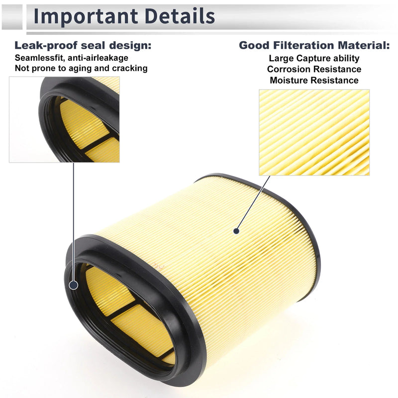 Porsche 911 3.6L 3.8L (2009-2012) - 1 x Pc Car Engine Air Filter