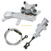 Honda CR125R / CR250R Rear Brake Master Cylinder Caliper Hose Kit (2002–2007)