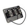 Car Boat RV Marine 3 Gang Toggle Rocker Switch Panel with LED