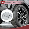 Dodge - Chrome Silver Tone Plastic Wheel Center Caps (No.68081010AA)