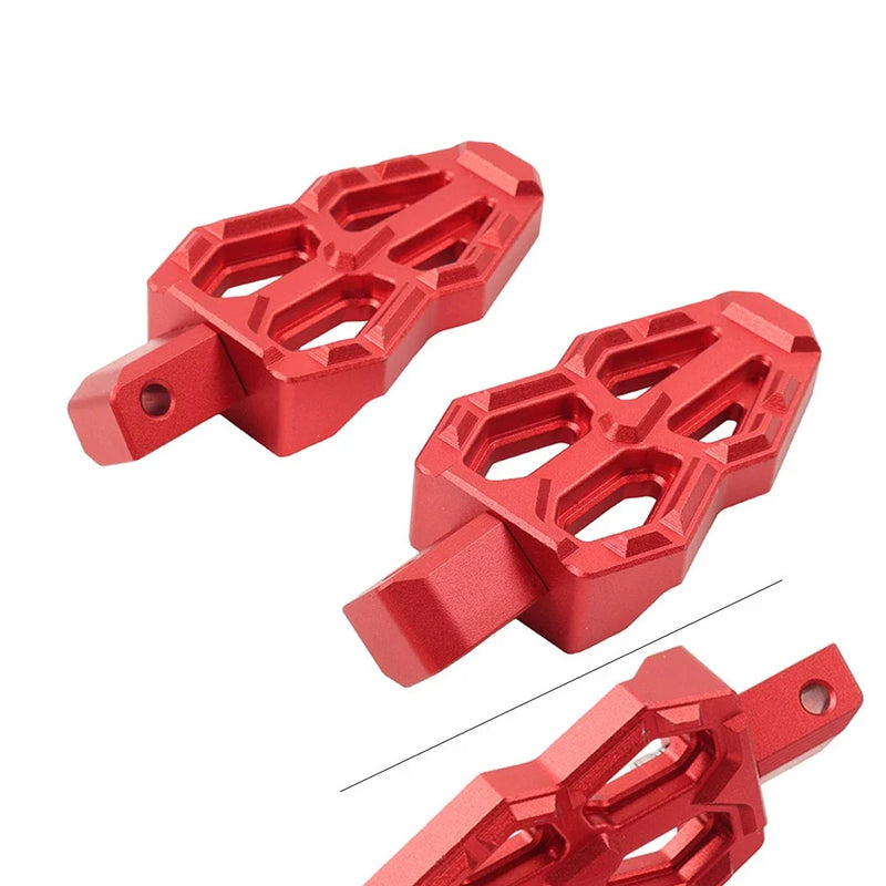 Benelli TNT 600 300 302S & QJMotor 350 400 Red Rear Foot Pedal Rests