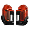 Harley Touring 2014-2023 Sunset Orange / Black Fade Vented Fairing
