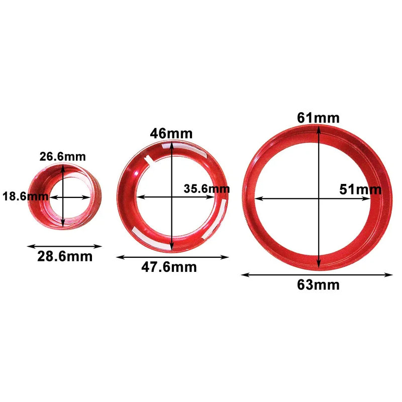 Alfa Romeo Giulia Stelvio Silver Multimedia Knob Ring (2017-2019)