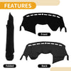 Ford Kuga 2015-2023 - Black Carpet Dashboard Cover Mat (1 x Piece)