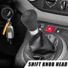 BMW 1 3 5 6 Series 5 Speed Gear Shift Knob Head Black Silver