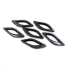 For Maserati Quattroporte 13-21 Carbon Fiber Side Fender Air Vent Cover Trim