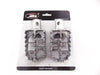 Yamaha XT660 2005-2013 Silver Foot Pegs Left & Right Pair