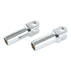 Harley Softail Slim Chrome Passenger Foot Pegs Mount Clevis Kit (2012-2017)