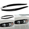 3-Series E92 E93 Gloss Black Headlight Eyelids Eyebrow Trim (2006–2012)