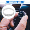 Dodge Ram 1500 2500 3500 (2010-2012) Silver Tone 2 x AC Switch Knob Covers