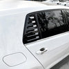 VW Golf 7 (2013-2019) Gloss Black 2 x Rear Window Louver Covers