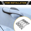 Ford Maverick (2022-2023) Silver Tone Car Door Handle Protector Set