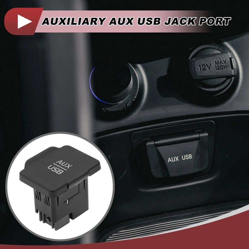 Nissan Sentra (2014-2018) Black 1 Pc AUX USB Jack Port