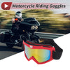 PC Cycling Sunglasses 1 Pc Motorcycle Riding Goggles Red Lens Frame