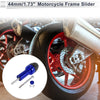 Motorcycle 10mm Blue Slider Frame Bolt 1 Set