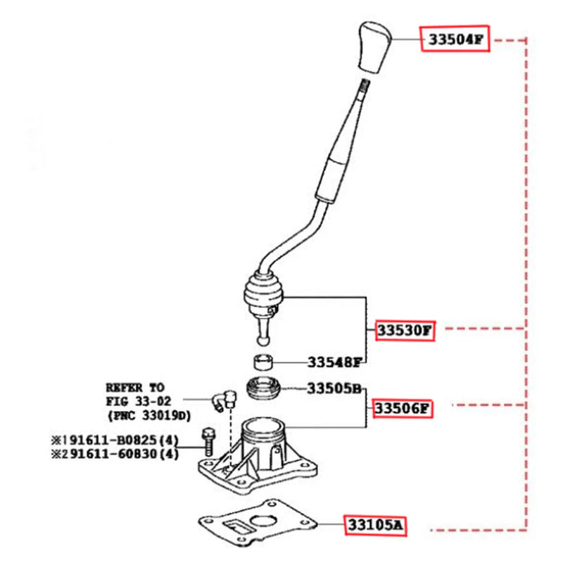 Toyota Hilux2008-2016 Shift Lever Retainer
