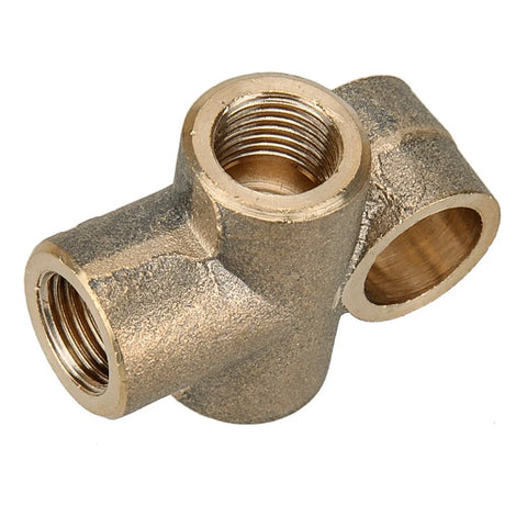 Metric Vehicles 5 x Brake Line Pipe Brass T 3-Way Female Thread Distributor