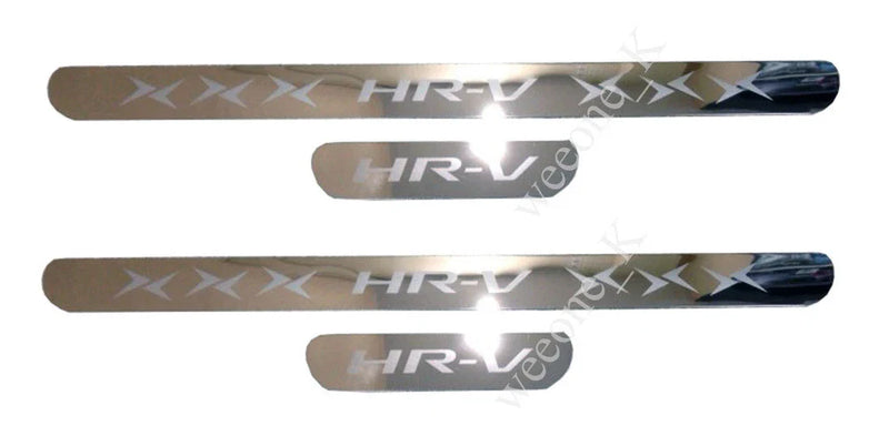Honda HR-V / Vezel 2 x Door Sill Scuff Plates Stainless Steel (2015)