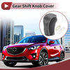 Mazda CX-5 (2013-2014) Beige Faux Leather Car Gear Shift Knob Cover 1 Pc