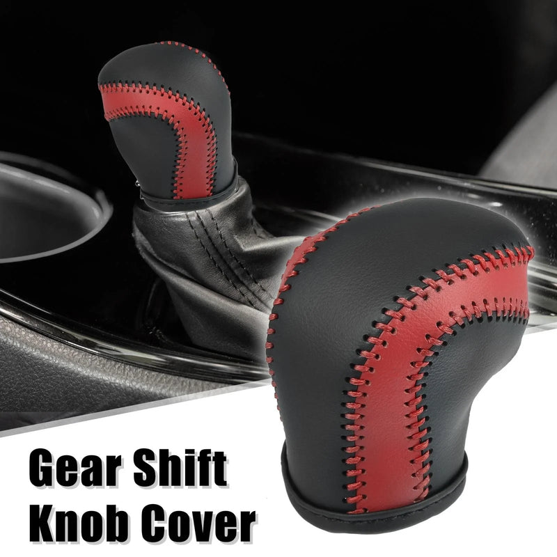 Toyota C-HR Gear Shift Knob Cover Protector Red Black (2017–2021)
