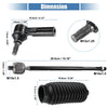 Toyota Matrix 6 Pcs Tie Rod End Links with Boot (2003-2008)