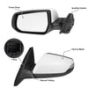 Chevrolet Malibu Hybrid Left Side Exterior Door Mirror Assembly White