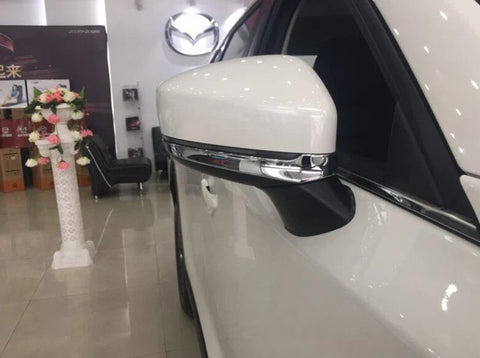 Mazda CX-5 Chrome 2 x Lower Side Mirror Cover Trim (2017-2021)