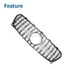 Mercedes-Benz GLA Class Chrome Silver Front Upper Bumper Grille (2015-2023)