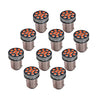 Car LED 3030 12SMD Red Indicator Turn Signal Bulbs (1156 BAY15D)