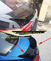 Toyota Corolla Sedan 2014-2018 Unpainted Trunk Spoiler Wing ABS