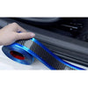 Car Carbon Fiber Texture Door Sill Scuff Cover Protector