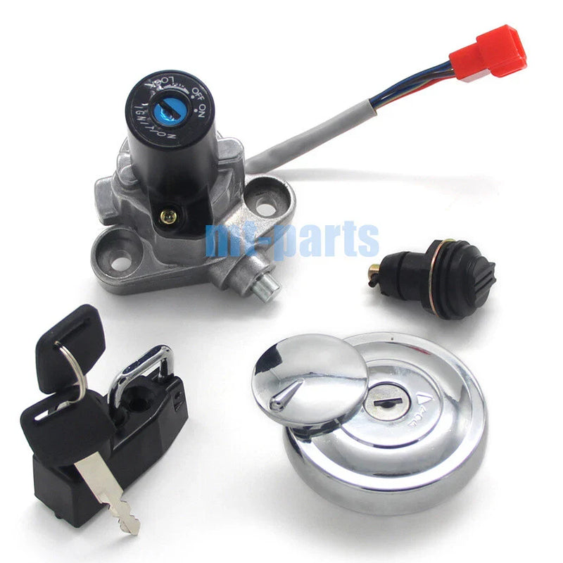 Yamaha XVS650A Drag Star Classic Ignition Switch Tank Cap Lock Set (1998-2002)
