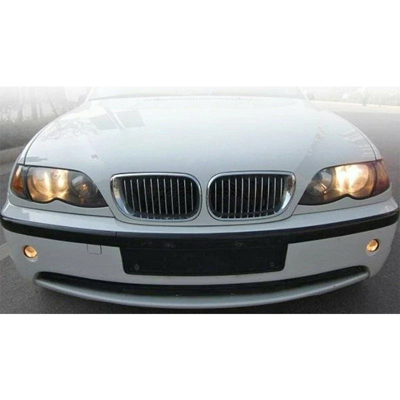 BMW E46 320i 325i 325Xi 330i 330Xi Chrome Front Kidney Grille (1998-2006)