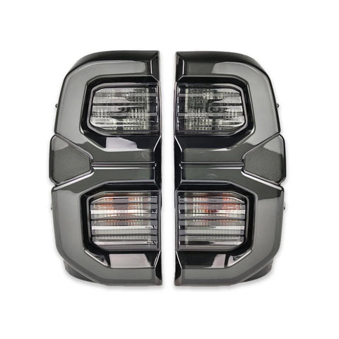 Pair Tail Light Rear Lamp LED Smoke Lens Fits Toyota Hilux Revo SR5 GUN 2015-21