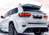 Jeep Grand Cherokee 2013-2021 Glossy White 2 x ABS Rear Mid & Roof Spoiler