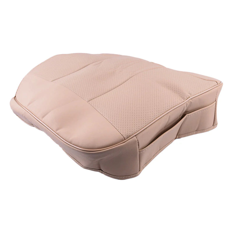 Universal Cars Beige Driver Seat Button Cover Cushion Protector
