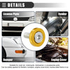 Car / Motorcycle Gold Tone 6x Finishing Countersunk Washers Fasteners