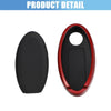 Nissan Cabstar Red Silicone Smart Key Fob Case Cover Protector (2008-2009)