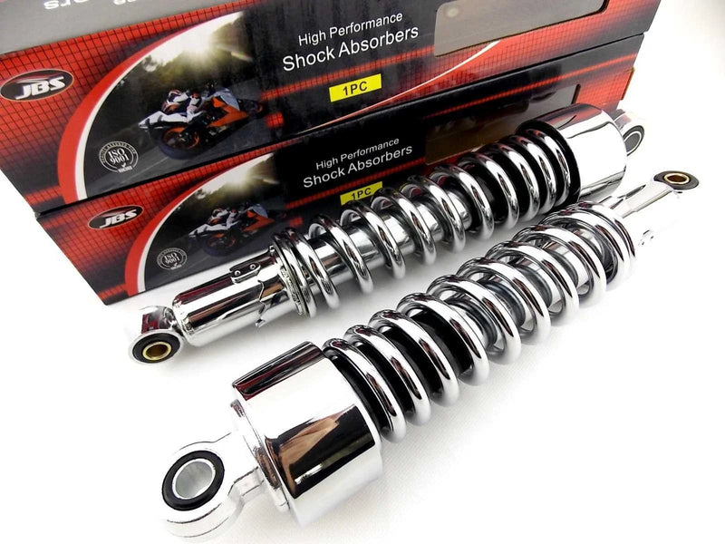 Honda GL1100 Goldwing 325mm JBS Chrome Rear Shock Absorbers (1975-1983)