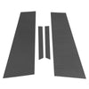 Mercedes CLS (2012-2014) Black Carbon Fiber 4 Pcs Door Pillar Window Trim