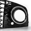 Audi A4 Front Bumper Fog Light Grille Chrome Cover (2009-2012)
