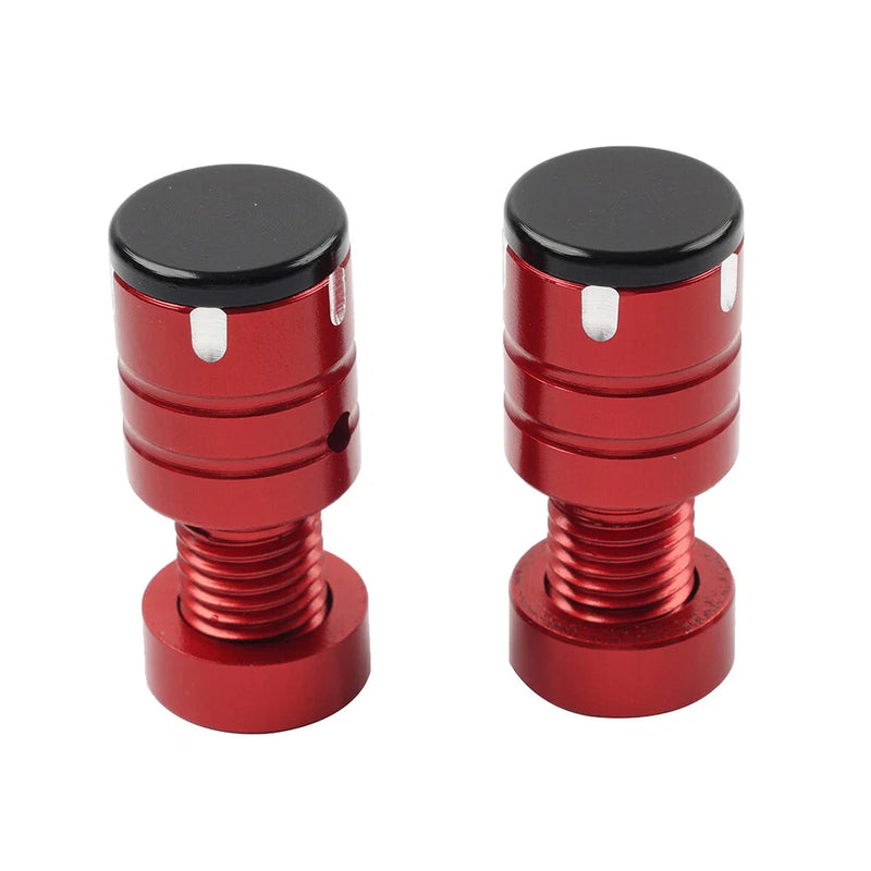 Yamaha MT07 MT09 MT10 10MM Red Mirror Hole Blanking Plug Screw Cap