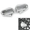 Harley Softail FLSTC FLSTN Rear Axle Covers  Chrome (2000-2017)